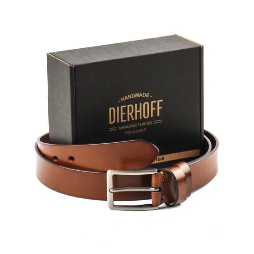 Ремень Dierhoff, для мужчин, длина 105 см., коричневый
