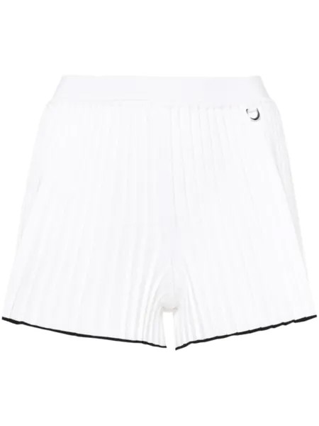 Jacquemus шорты Le Short Maille Plissé, белый