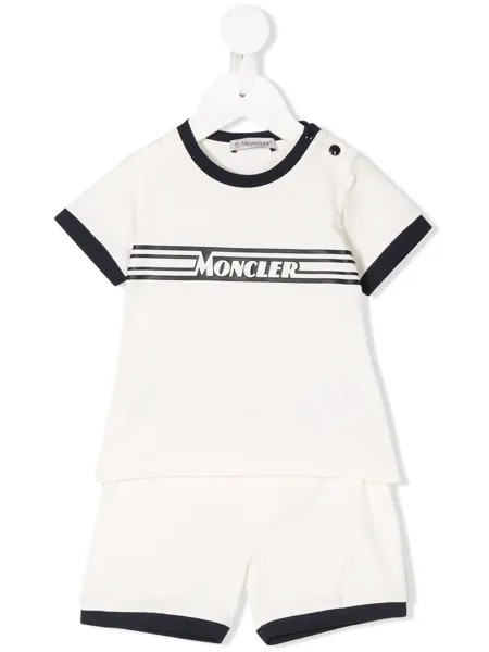 Moncler Enfant двухцветный комбинезон