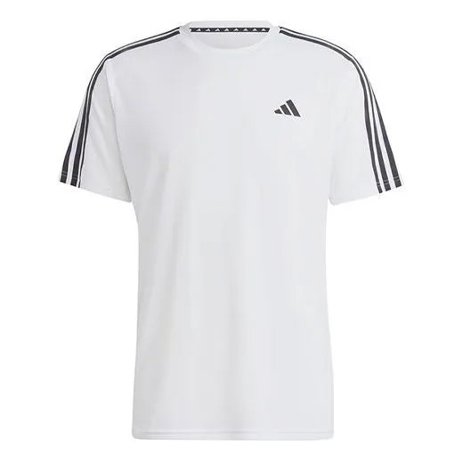 Футболка adidas Essentials 3-Stripes Training T-Shirt 'White', белый