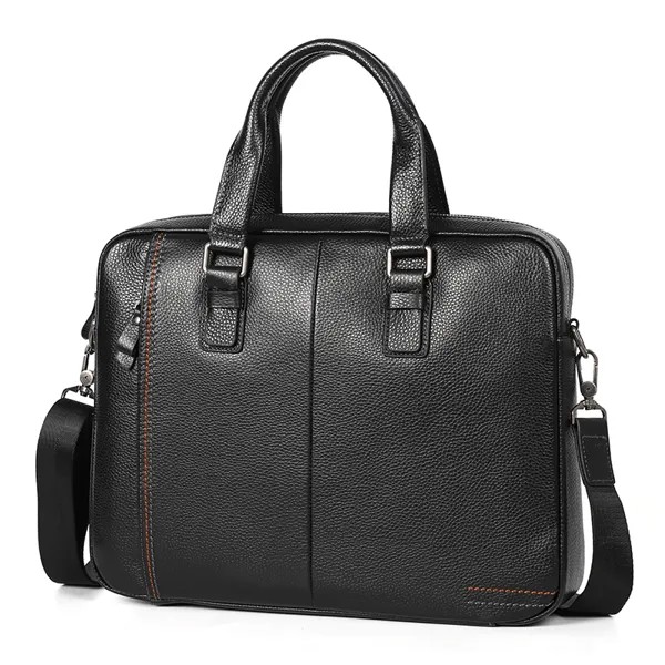 Nesitu, кофейный, синий, черный, натуральная кожа, 14 дюймов, ноутбук, мужской портфель, сумка-мессенджер, портфель, деловая офисная сумка, M255605