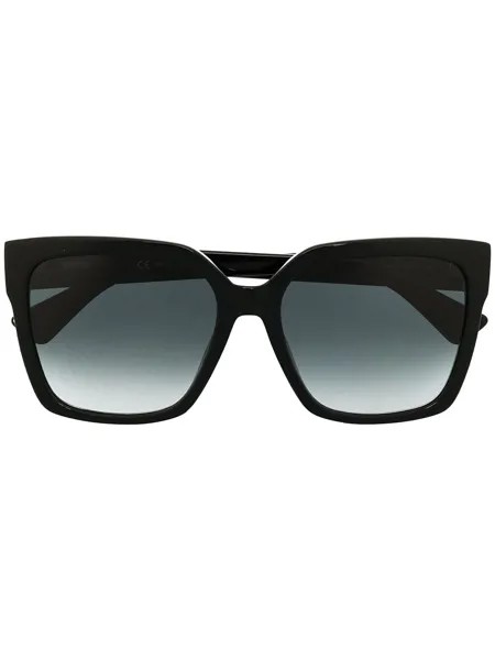 Moschino Eyewear солнцезащитные очки в квадратной оправе с заклепками
