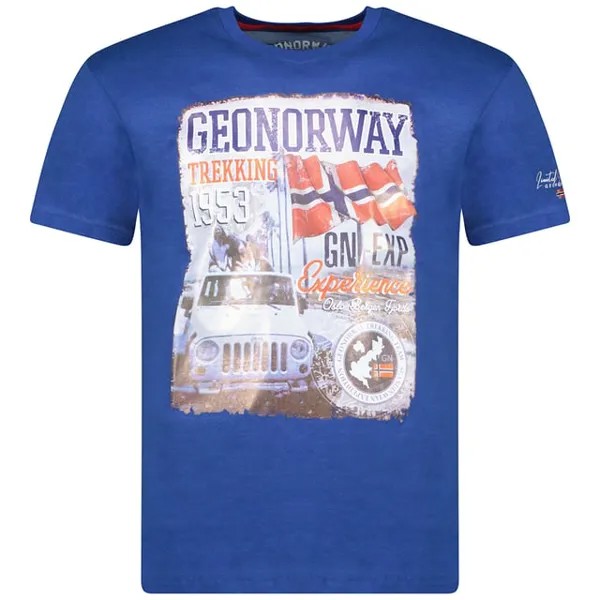 Футболка Jalibu с короткими рукавами Geographical Norway, синий