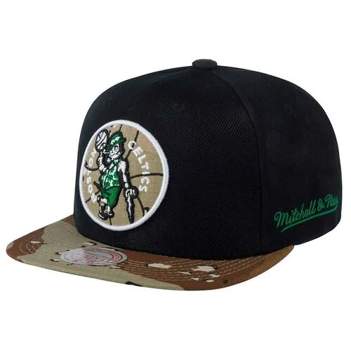 Бейсболка Mitchell & Ness, размер OneSize, черный