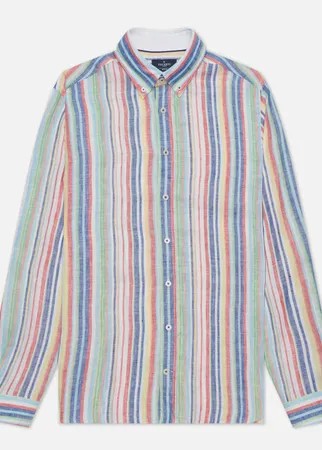 Мужская рубашка Hackett Multi Coloured Stripe Oxford, цвет , размер L