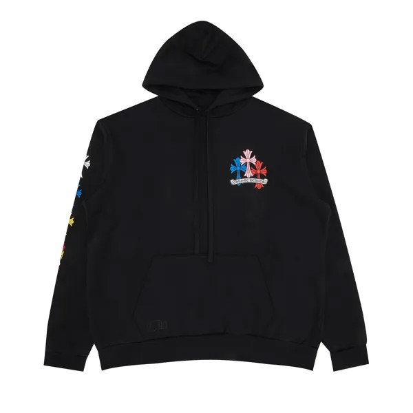 Худи Chrome Hearts Cross, Черный/Многоцветный