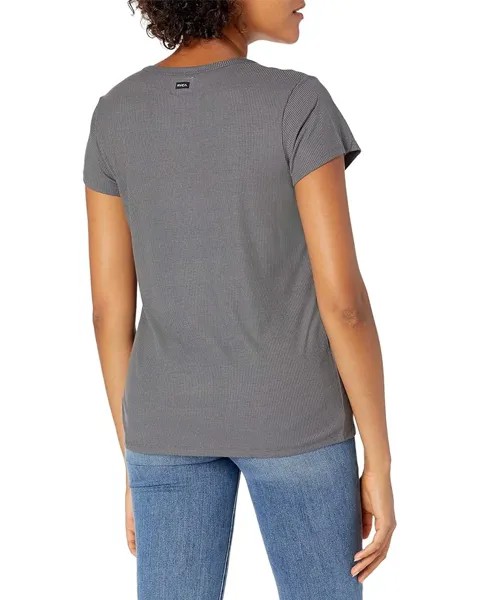 Футболка RVCA Ash Tee, цвет Gunmetal