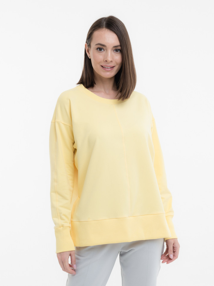 Свитшот женский LIOLI USV090308PASTEL желтый 48 RU