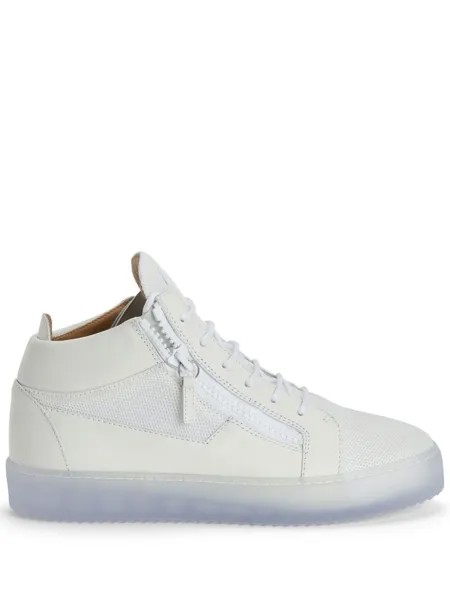 Giuseppe Zanotti высокие кеды Kriss, белый