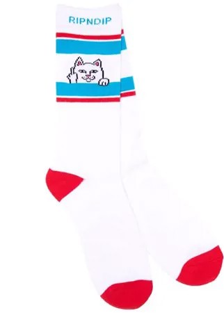 Носки RIPNDIP Peeking Nermal Socks Red / Blue 2021