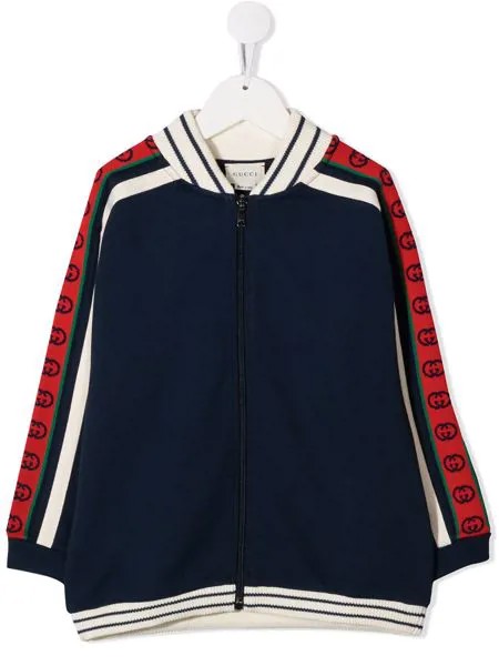 Gucci Kids бомбер с логотипом