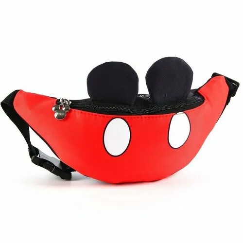 Сумка поясная Disney, черный, красный