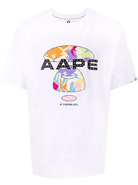 AAPE BY *A BATHING APE® футболка с логотипом