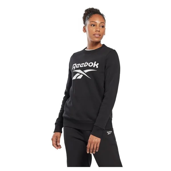 Толстовка Reebok Ri Bl Fleece Crew, черный