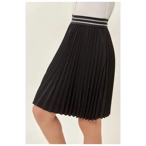Школьная юбка Colabear, карманы, размер 138, черный
