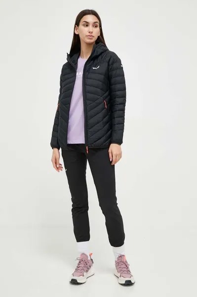 Дутая лыжная куртка Brenta Salewa, черный