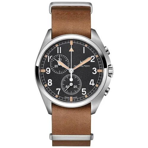 Наручные часы Hamilton Khaki Aviation, серебряный