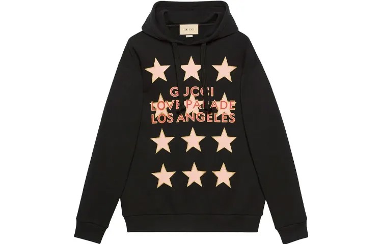 Толстовка женская Gucci Star-print, черный