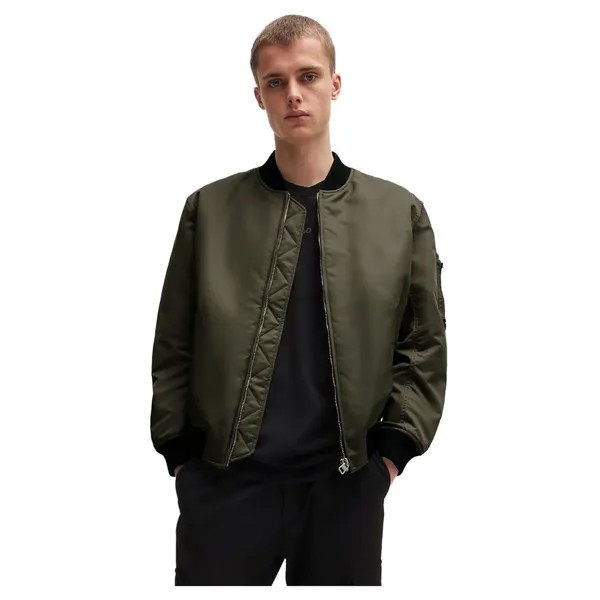 Куртка HUGO Balam2411 bomber, зеленый