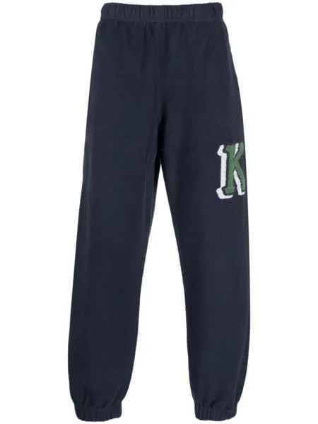 Kenzo спортивные брюки с логотипом, синий