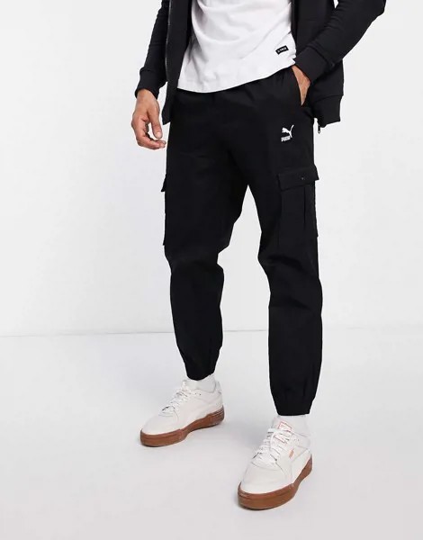 Черные джоггеры Puma Classics-Черный цвет