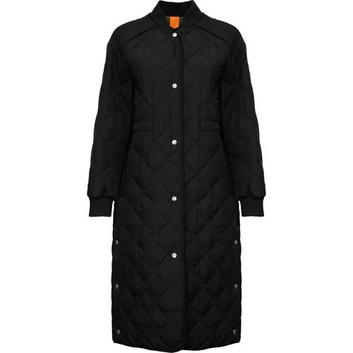 Пальто BOSS, размер 46, черный