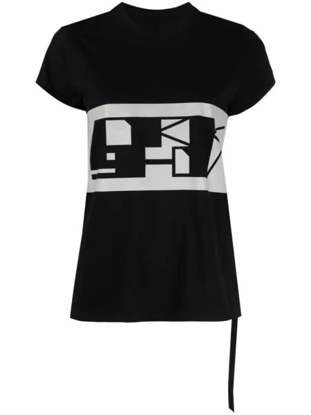 Rick Owens DRKSHDW футболка с графичным принтом, черный