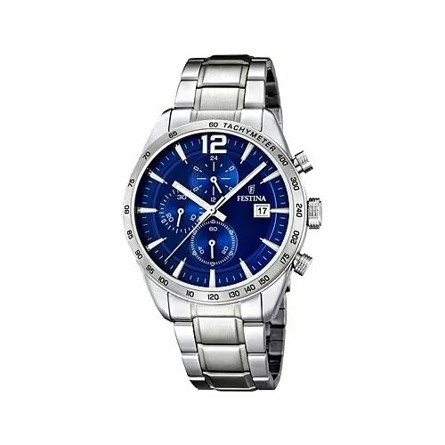 Наручные часы FESTINA Chrono Sport, серебряный, синий