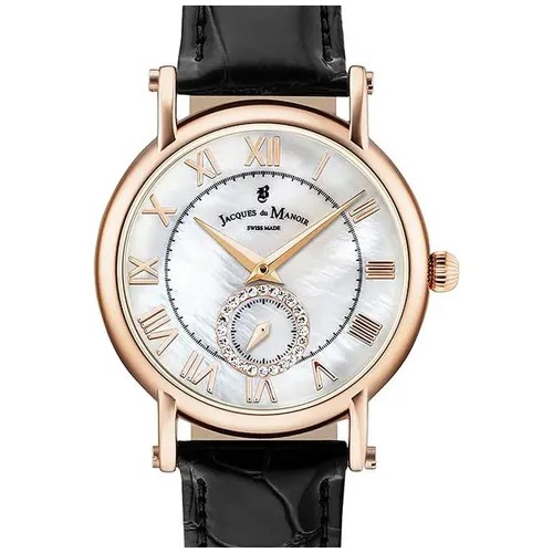 Наручные часы Jacques du Manoir VEN.03, белый, серебряный