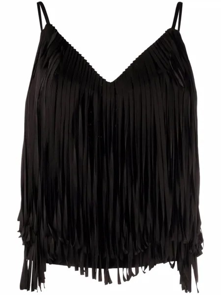 Alexandre Vauthier топ с бахромой