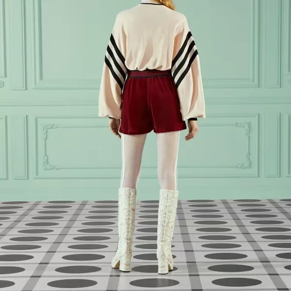 Шорты повседневные женские Adidas X, красные Gucci