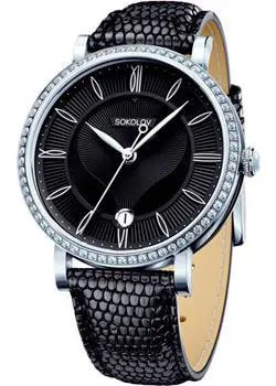 Fashion наручные  женские часы Sokolov 102.30.00.001.02.01.2. Коллекция Enigma