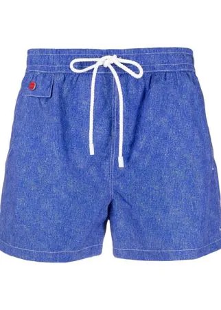 Kiton плавки-шорты с принтом