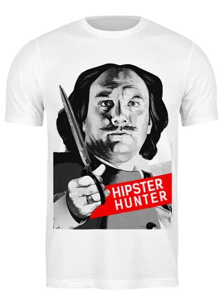 Футболка женская Printio Hipster hunter белая 3XL