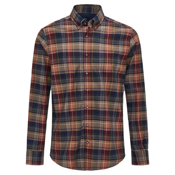 Рубашка Hackett Rust Multi Plaid, синий