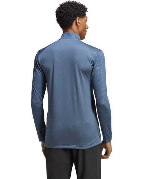 Футболка с длинным рукавом Adidas Terrex Multi 1/2 Zip Long Sleeve Tee, цвет Wonder Steel