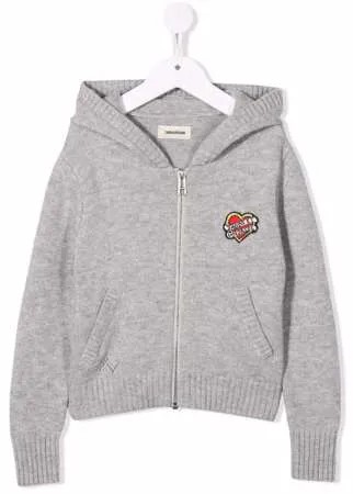 Zadig & Voltaire Kids худи Mae на молнии