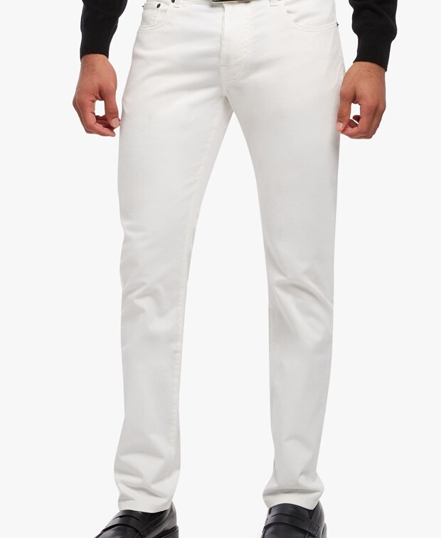 Прямые джинсы Brooks Brothers, белый