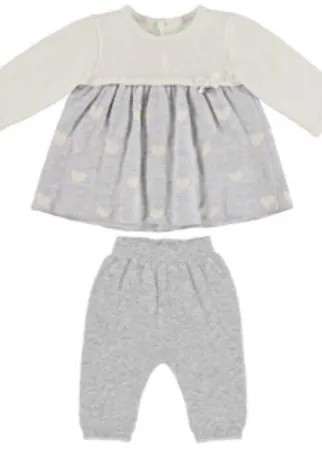 Mayoral Комплект вязаный для девочки (платье и рейтузы) New Born 2802