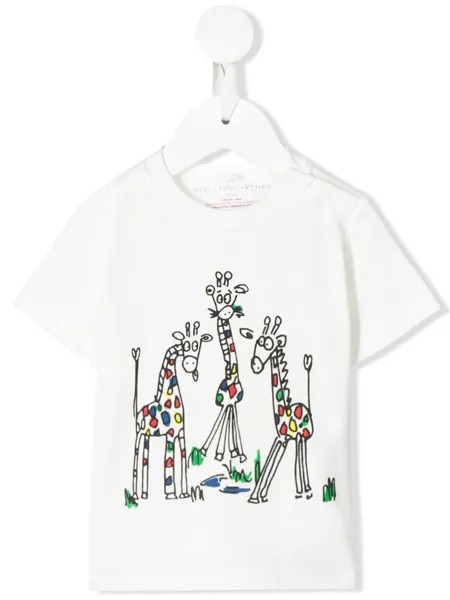 Stella McCartney Kids футболка с принтом