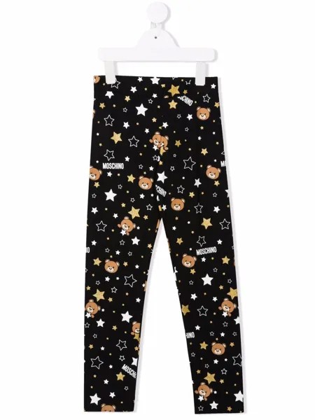 Moschino Kids легинсы Teddy Bear