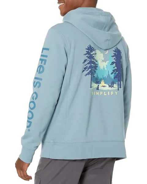 Худи Life is Good Simplify Campfire Simply True Fleece Hoodie, цвет Smoky Blue