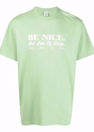 Sporty & Rich футболка с принтом Be Nice