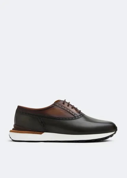 Кроссовки MAGNANNI Leather sneakers, зеленый