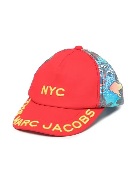 The Marc Jacobs Kids кепка с графичным принтом и вышитым логотипом
