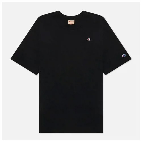 Женская футболка Champion Reverse Weave C Logo Maxi Boxy Fit чёрный , Размер XS