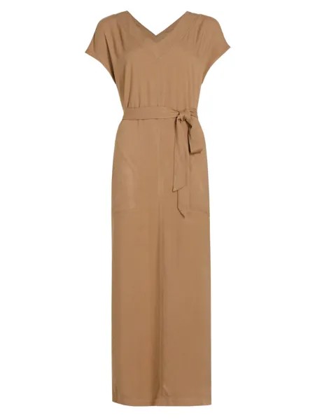 Макси-платье Evian с завязками на талии Splendid, коричневый