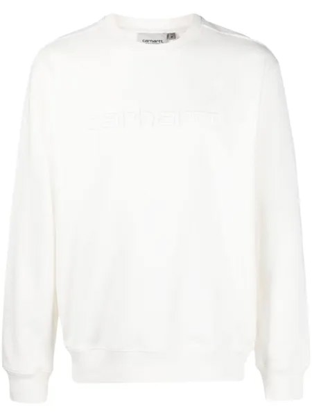 Carhartt WIP джемпер с вышитым логотипом, белый