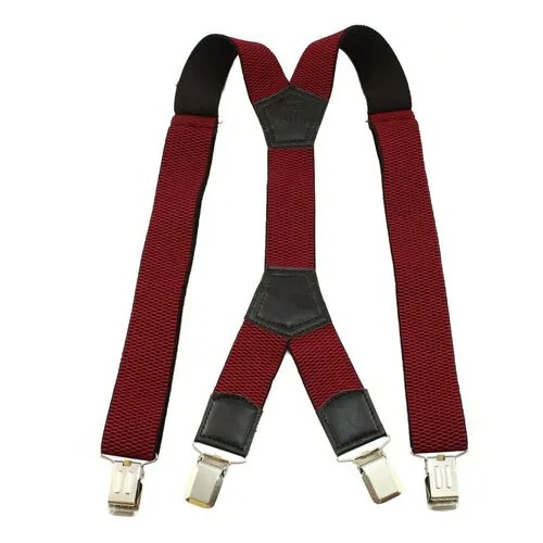 Подтяжки Stilmark, текстиль, бордовый