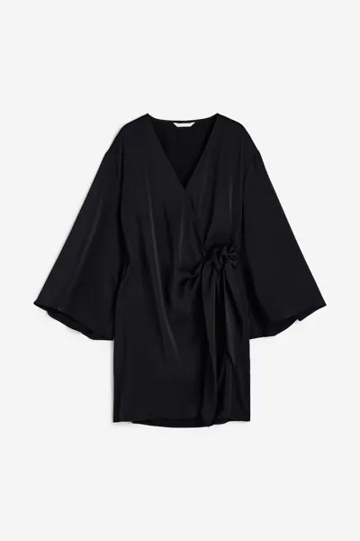 Платье женское H&M 1147534003 черное 4XL (доставка из-за рубежа)